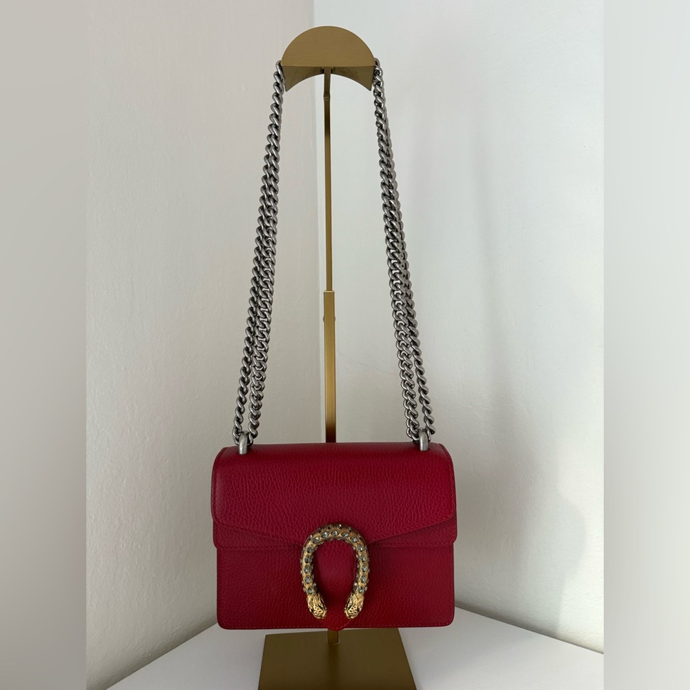 GUCCI Dionysus Swarovski Leather Bag Mini - Picture 2 of 12
